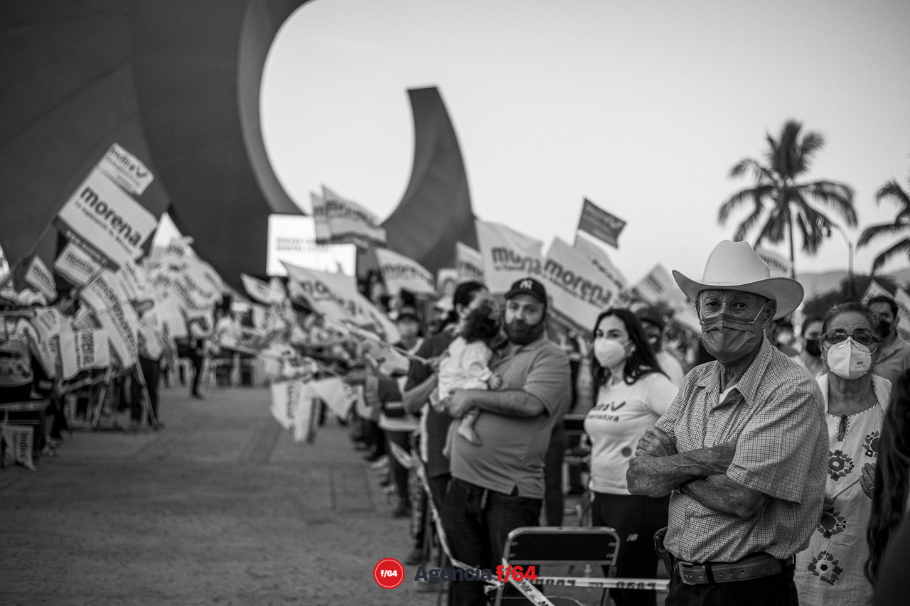 Indira Vizcaíno inaugura su campaña a la gubernatura en Manzanillo.