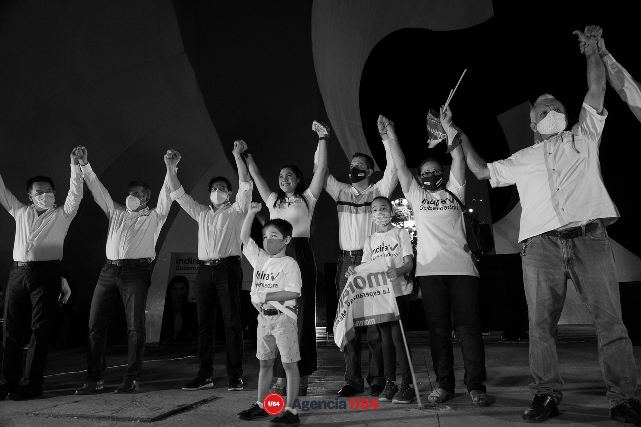 Indira Vizcaíno inaugura su campaña a la gubernatura en Manzanillo.