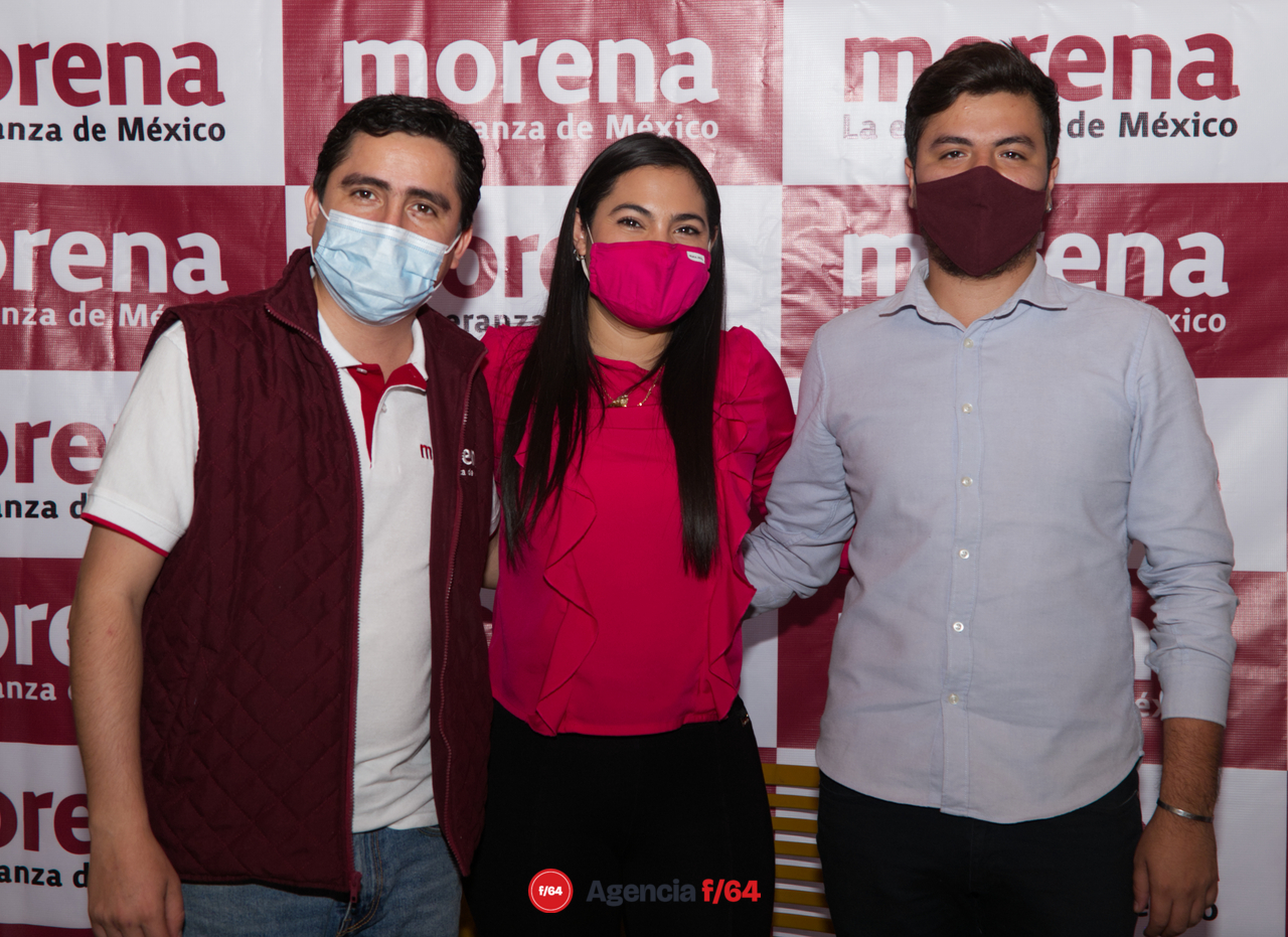 Vladimir Parra, Indira Vizcaíno y Alejando González.