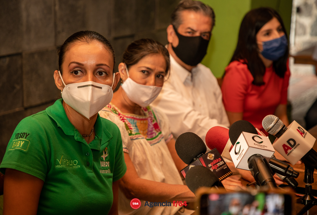 Gabriela Benavides, dirigente del Partido Verde anunció la incorporación de Ana Isabel Flores Viera a las filas del Partido en los próximos procesos electorales 2021 en el Estado de Colima