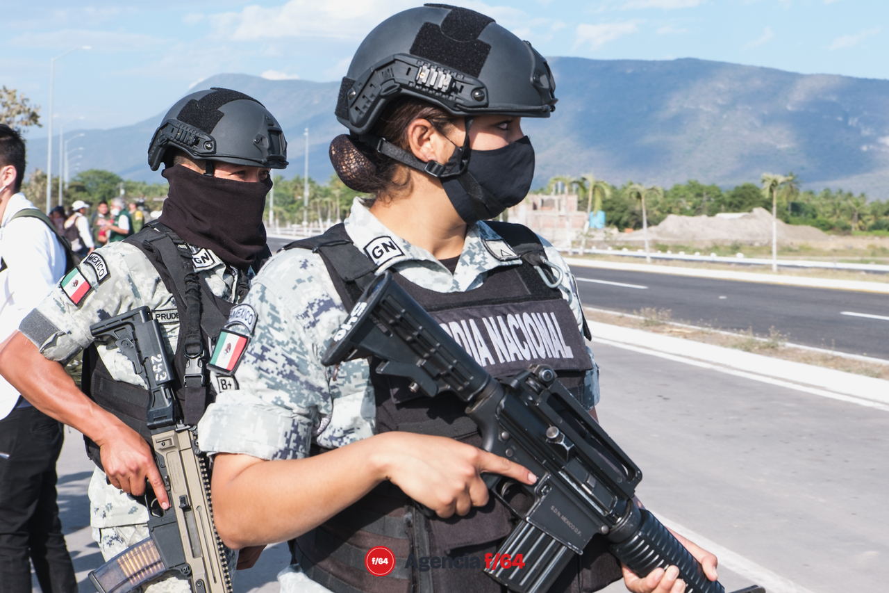 Integrantes de la Guardia Nacional.