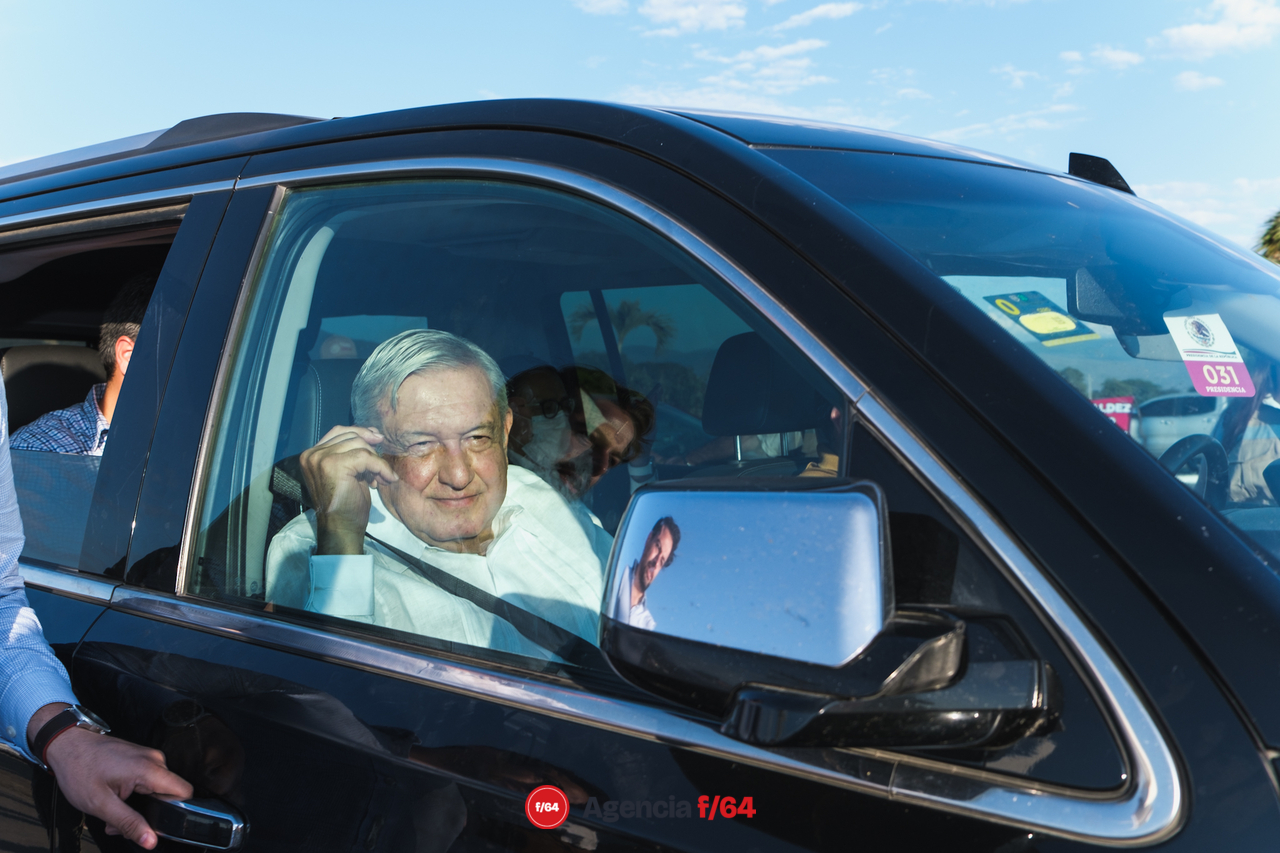 Visita de AMLO a Tecomán Colima